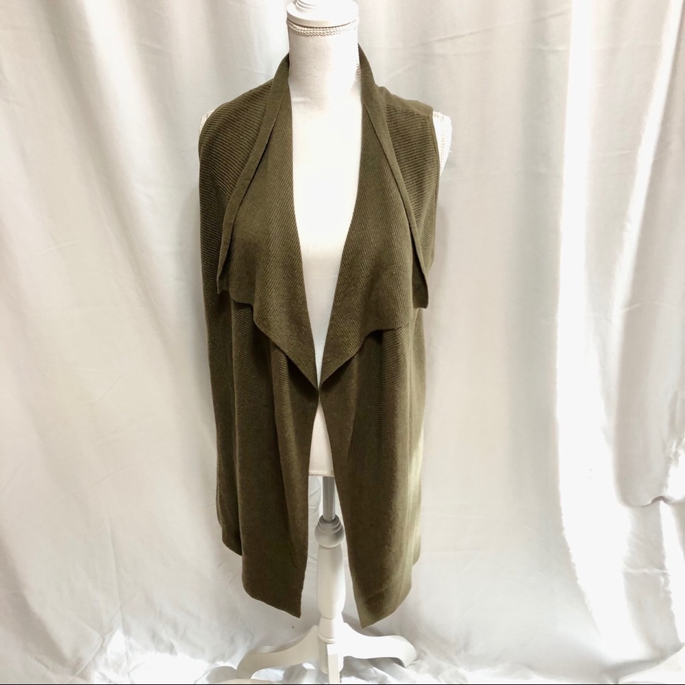 Loft Draped Sweater Vest - Picture 2 of 5